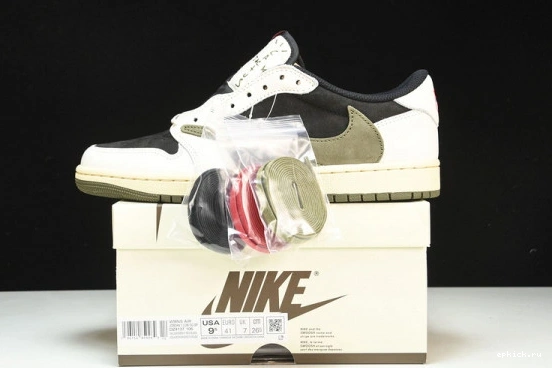 Rep EP Scott DZ4137-106 OG Retro 1 Olive Jordan Low Travis SP 1220